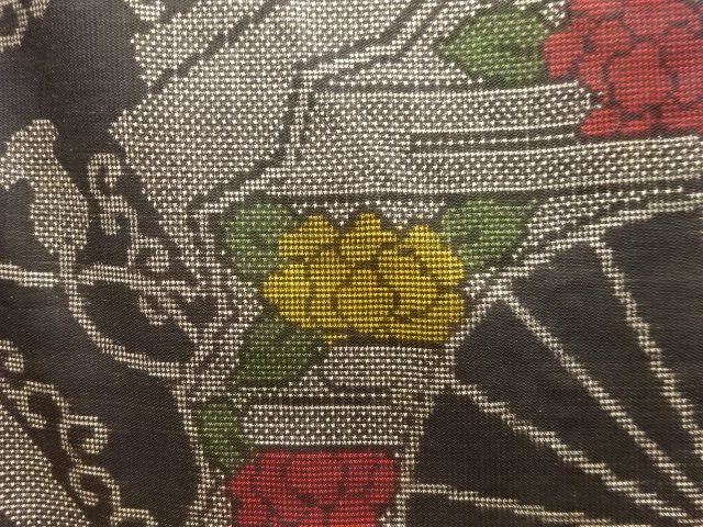 Japanese Kimono / Tsumugi Silk